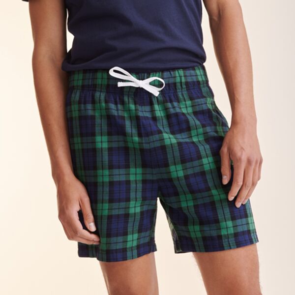 SF Men Tartan Lounge Shorts Thumbnail
