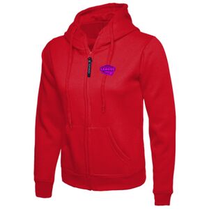 Ladies Classic Full Zip Hooded Sweatshirt Thumbnail