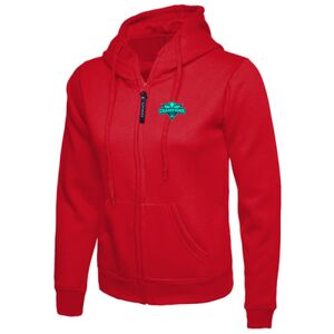 Ladies Classic Full Zip Hooded Sweatshirt Thumbnail