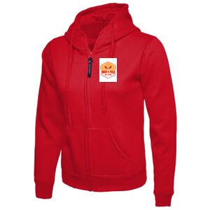Ladies Classic Full Zip Hooded Sweatshirt Thumbnail