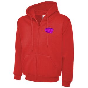 Adults Classic Full Zip Hooded Sweatshirt Thumbnail