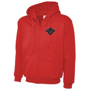 Adults Classic Full Zip Hooded Sweatshirt Thumbnail
