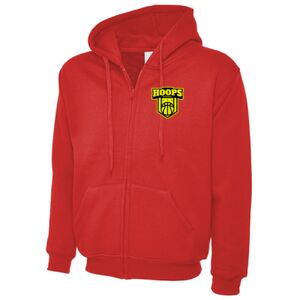 Adults Classic Full Zip Hooded Sweatshirt Thumbnail