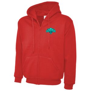 Adults Classic Full Zip Hooded Sweatshirt Thumbnail