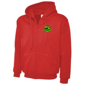 Adults Classic Full Zip Hooded Sweatshirt Thumbnail