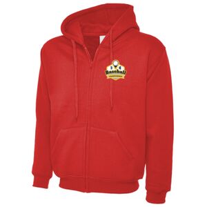 Adults Classic Full Zip Hooded Sweatshirt Thumbnail