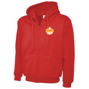 Adults Classic Full Zip Hooded Sweatshirt Thumbnail