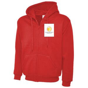 Adults Classic Full Zip Hooded Sweatshirt Thumbnail
