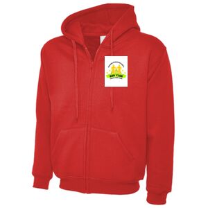 Adults Classic Full Zip Hooded Sweatshirt Thumbnail