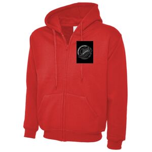 Adults Classic Full Zip Hooded Sweatshirt Thumbnail