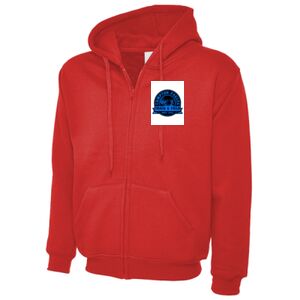 Adults Classic Full Zip Hooded Sweatshirt Thumbnail