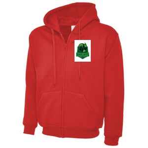 Adults Classic Full Zip Hooded Sweatshirt Thumbnail