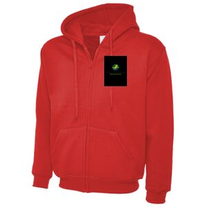 Adults Classic Full Zip Hooded Sweatshirt Thumbnail