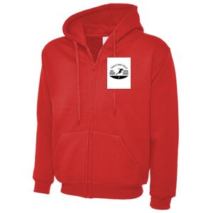 Adults Classic Full Zip Hooded Sweatshirt Thumbnail