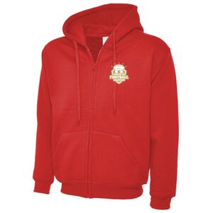 Adults Classic Full Zip Hooded Sweatshirt Thumbnail