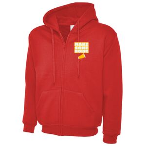 Adults Classic Full Zip Hooded Sweatshirt Thumbnail